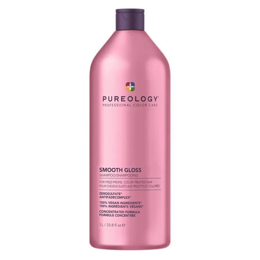 Pureology SMOOTH GLOSS SULFATE-FREE SHAMPOO FOR FRIZZY HAIR