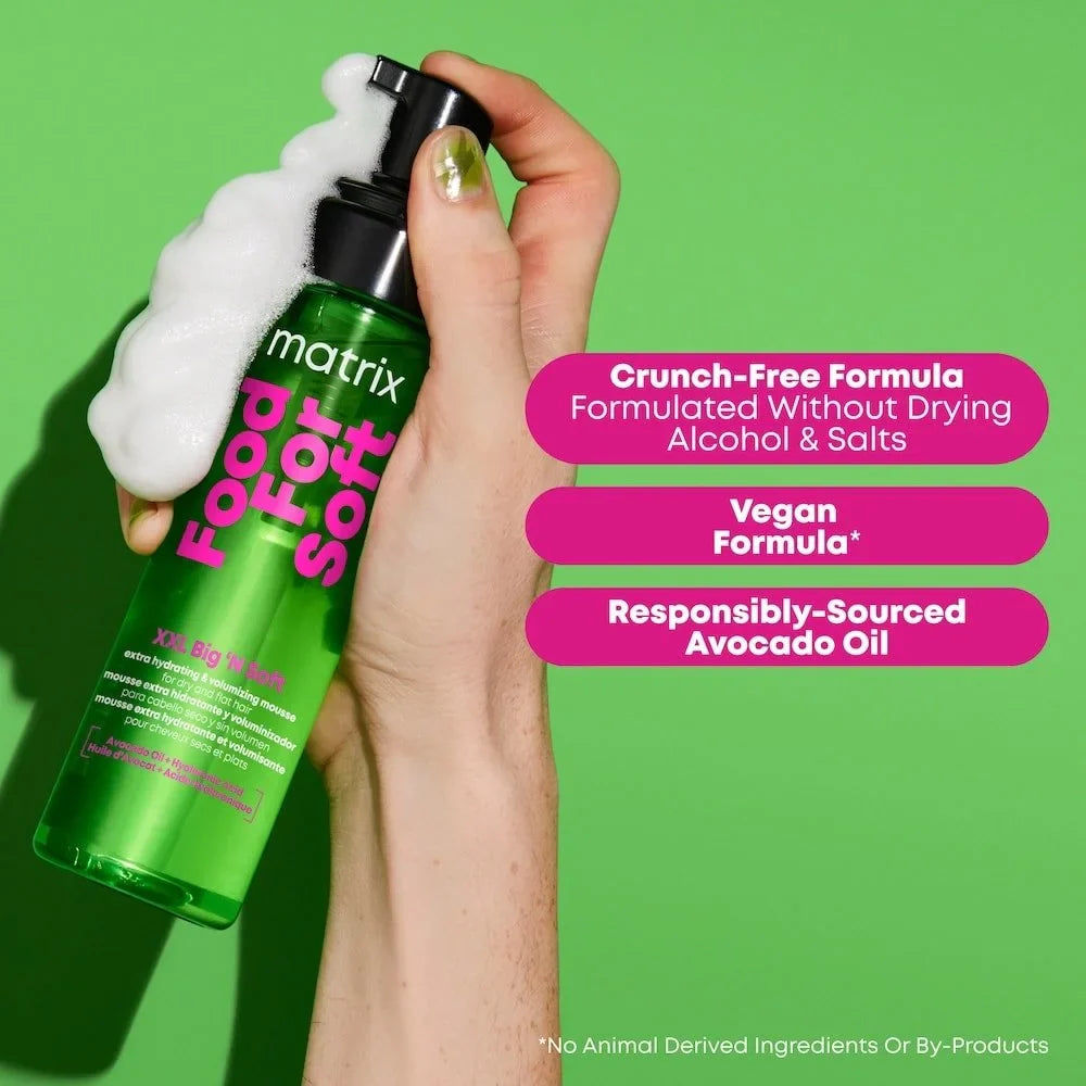 Matrix FOOD FOR SOFT XXL BIG'N SOFT EXTRA HYDRATING & VOLUMIZING MOUSSE