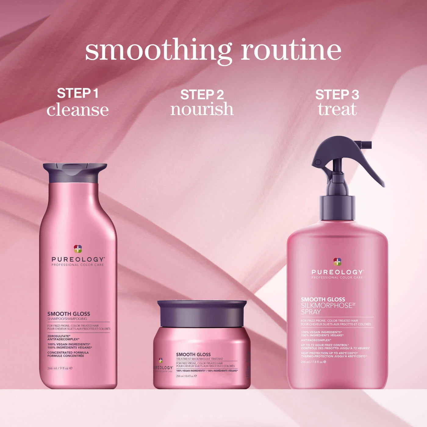 Pureology SMOOTH GLOSS SILKMORPHOSE™ SPRAY FOR FRIZZY HAIR